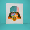 Retro Galactic Empire Lord Unframed Print