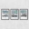 Drama Triptych Narrow Black Frame