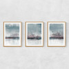 Drama Triptych Narrow Oak Frame