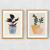 Planted Twin Set Medium Oak Frame