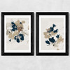 Summer View Twin Set by Dan Hobday Framed Art Print Wide Black Frame