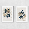 Summer View Twin Set by Dan Hobday Framed Art Print Narrow White Frame