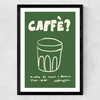 Caffe Medium Black Frame