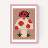 Ladybird And Mushroom