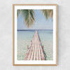 In Paradise Narrow Oak Frame