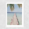 In Paradise Narrow White Frame