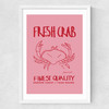 Fresh Crab Medium White Frame