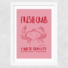 Fresh Crab Wide White Frame