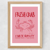 Fresh Crab Wide Oak Frame