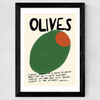 Olives Wide Black Frame