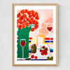 After the Swim Medium Oak Frame