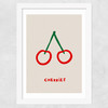 Cherries by SimplyExtraJordanary Wide White Frame