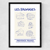 Les Fromages Medium Black Frame