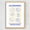 Les Fromages Medium Oak Frame
