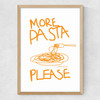 More Pasta Please Medium Oak Frame