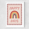 Happy Days Medium White Frame