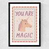 You Are Magic Medium Black Frame