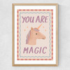 You Are Magic Medium Oak Frame