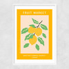 Brixton Farmers Market Narrow White Frame