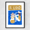 Il Lido Narrow Black Frame