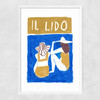Il Lido Narrow White Frame