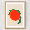 Peach by Rosi Feist Wide Oak Frame