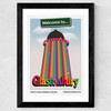 Welcome to Glasto Wide Black Frame