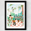 Greenhouse Wide Black Frame