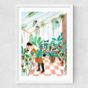 Greenhouse Medium White Frame