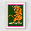Zoo Tiger Narrow Oak Frame