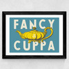 Fancy A Cuppa Wide Black Frame