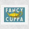 Fancy A Cuppa Wide White Frame