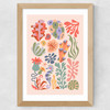 Coral by Rachel Lee Wide Oak Frame