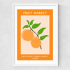Marylebone Farmers Market Medium White Frame
