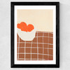 Oranges by Lucy Muss Wide Black Frame