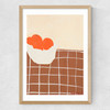 Oranges by Lucy Muss Medium Oak Frame