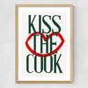Kiss The Cook Medium Oak Frame