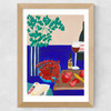 Red Wine Days Wide Oak Frame