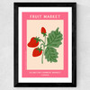 Islington Farmers Market Wide Black Frame