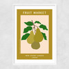 New Covent Garden Farmers Market Narrow White Frame