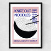 Knife Cut Noodles Medium Black Frame