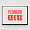 Pancake House Narrow Black Frame