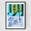 Fish by Lucy Muss Narrow Black Frame