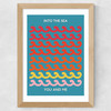 Into The Sea You And Me Wide Oak Frame