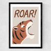 Roar Tiger Stone Medium Black Frame