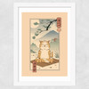 Zen Neko Wide White Frame