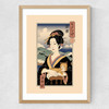 Ukiyo-e Lisa Medium Oak Frame