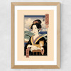 Ukiyo-e Lisa Wide Oak Frame
