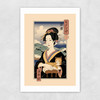 Ukiyo-e Lisa Unframed Print