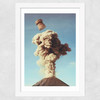 Volcanic Pop - Champagne Party Wide White Frame